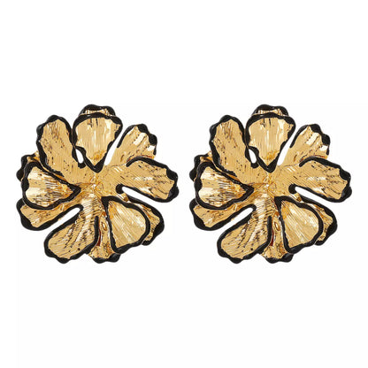 18K Gold-Plated Flower Stud Earrings