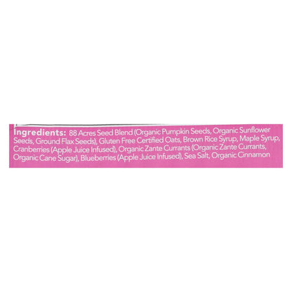88 Acres Triple Berry Bars - Case of 9 - 1.6 oz. Bars