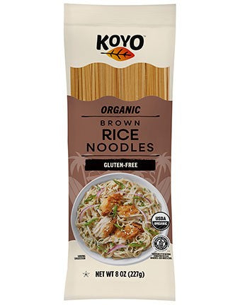 Koyo Premium Brown Rice Noodles (Pack of 12) 8 Oz