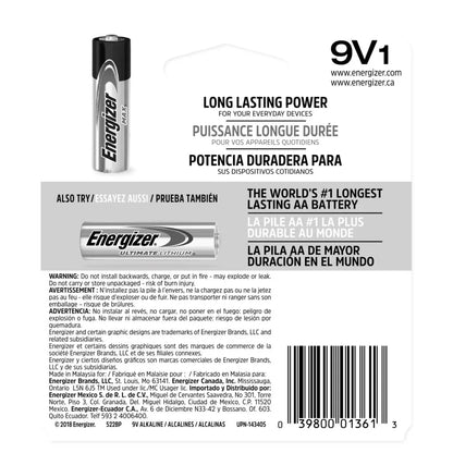 Energizer Blister 9V 1 ct