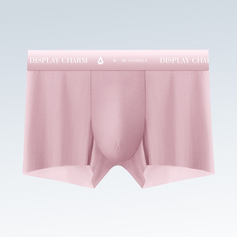 Ice-silk Seamless Mens Underwearice-cool Smooth And Skin-friendly