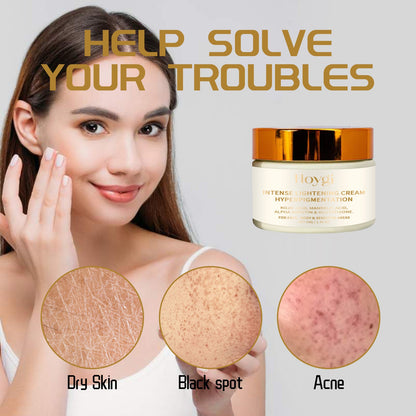 Hoygi Intense Lightening Cream, Ultra Hydrating Firming Radiance Skin Moisturizing Cream