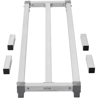 Newly Upgrade VEVOR Aluminum Dunnage Rack Stationary Dunnage Rack Storage Rack
