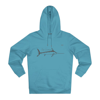HD-054ML-24 Swordfish Hoodie Ocean Lover Swordfish Art Fishing Gift