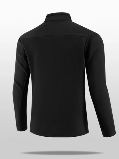 Men's Plus Size Full-Zip Fleece Jacket