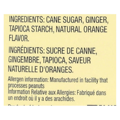 Chimes Orange Citrus Ginger Chews - 1.5 oz Individual Packs - Case of 12