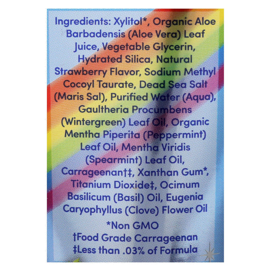 Lumineux  Oral Essentials Kids Strawberry Toothpaste - Natural Flavor - 3.75 Oz