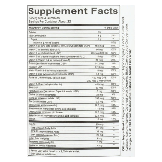 SmartyPants Teen Girl Daily Vitamins for Energy Metabolism, Nutrient Absorption, and Immune Health - 90ct