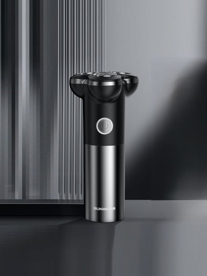 Triple-Blade Rotary Electric Shaver