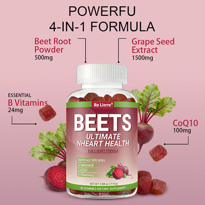 Beet Gummy Candies