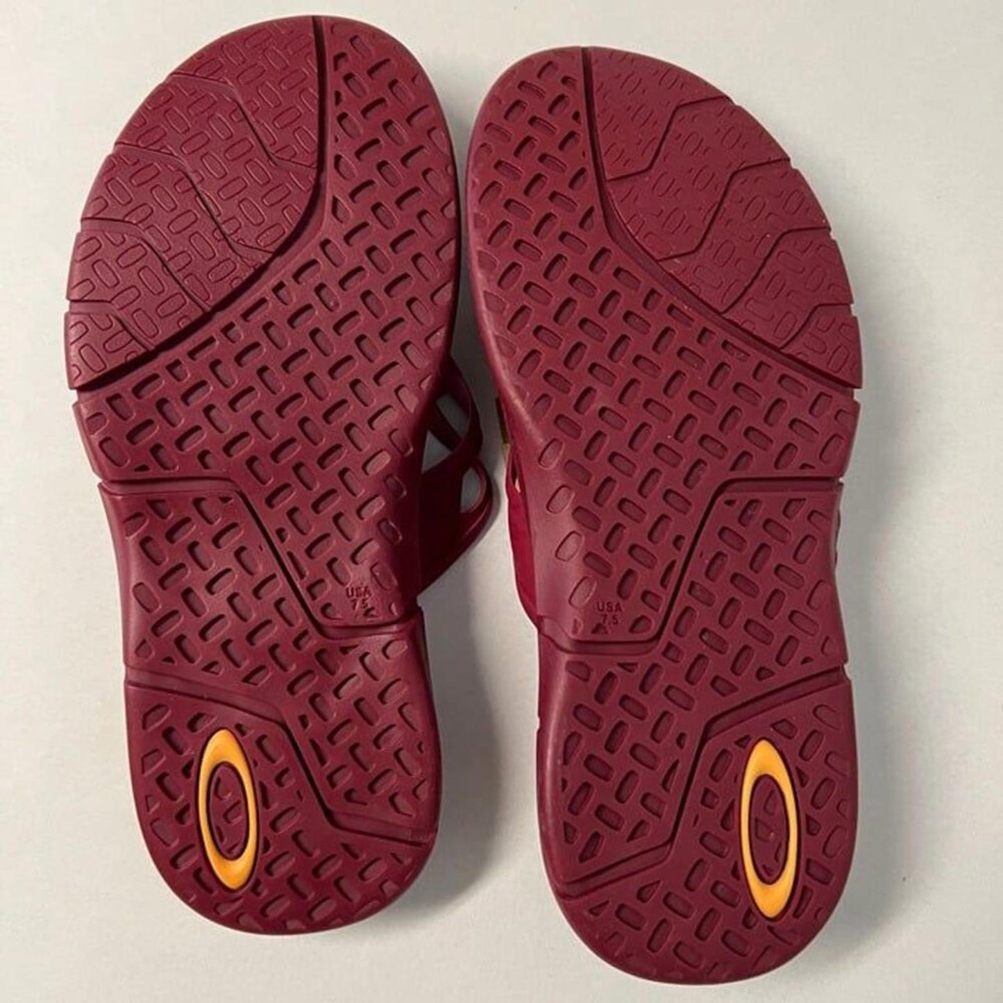 Oakley Ellipse Flip Sandal Sundried Tomato - Men's Size US7.5