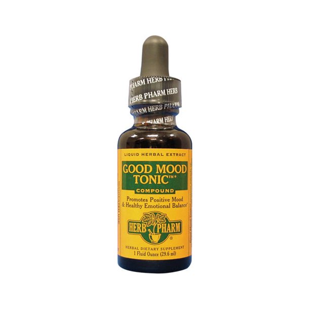 Herb Pharm Good Mood Tonic - Anxiety & Mood Support Supplement - 1 Fl Oz