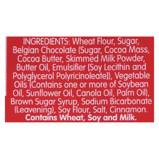 Lotus Biscoff Cookie Caramelized Biscuits with Belgian Chocolate, 5.4 Oz (Pack of 12)