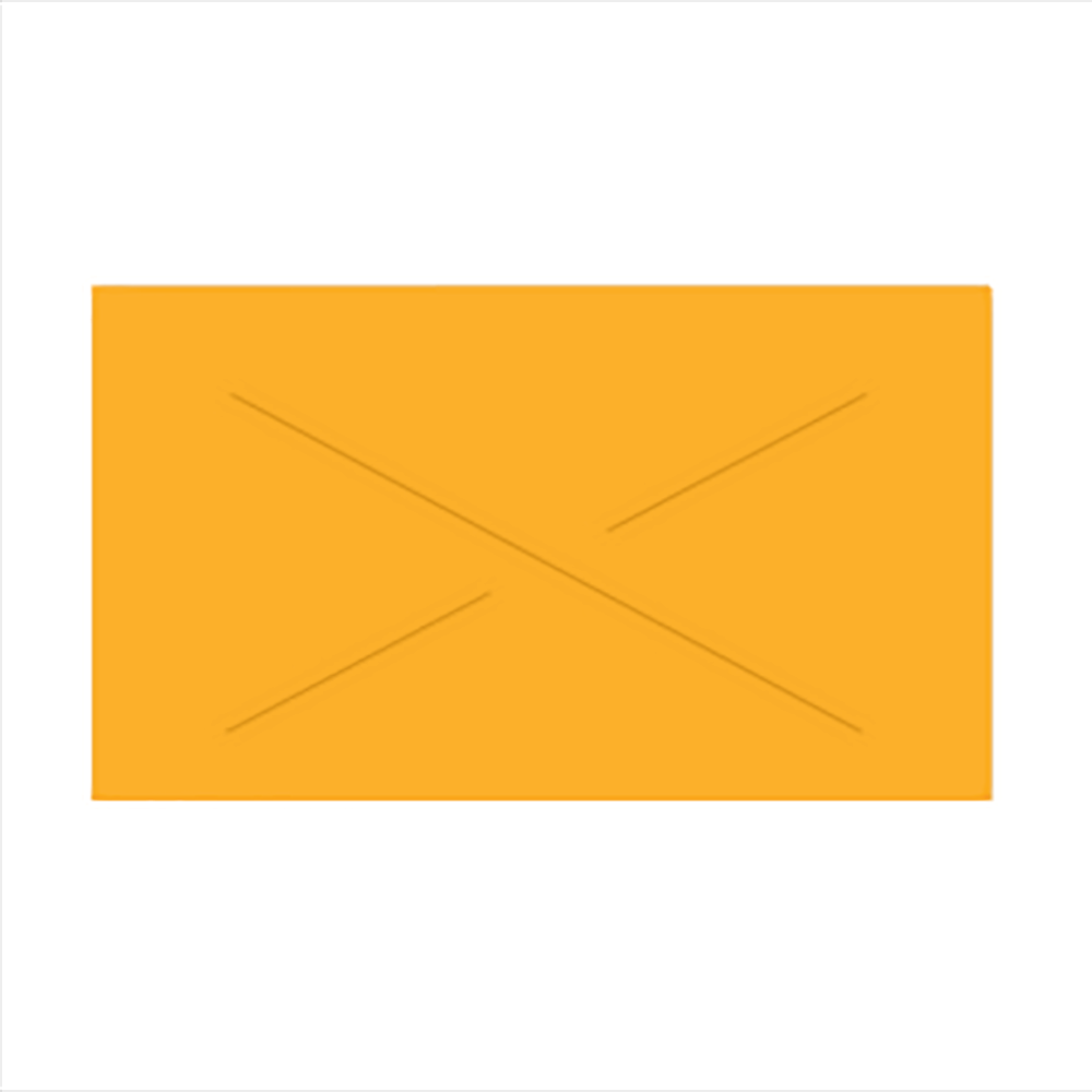 Garvey 22-6 Label Flourescent Orange Blank 11,000 pc strd