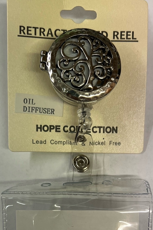 Essential Oil Diffuser with Retractable Wheel and ID Holder
