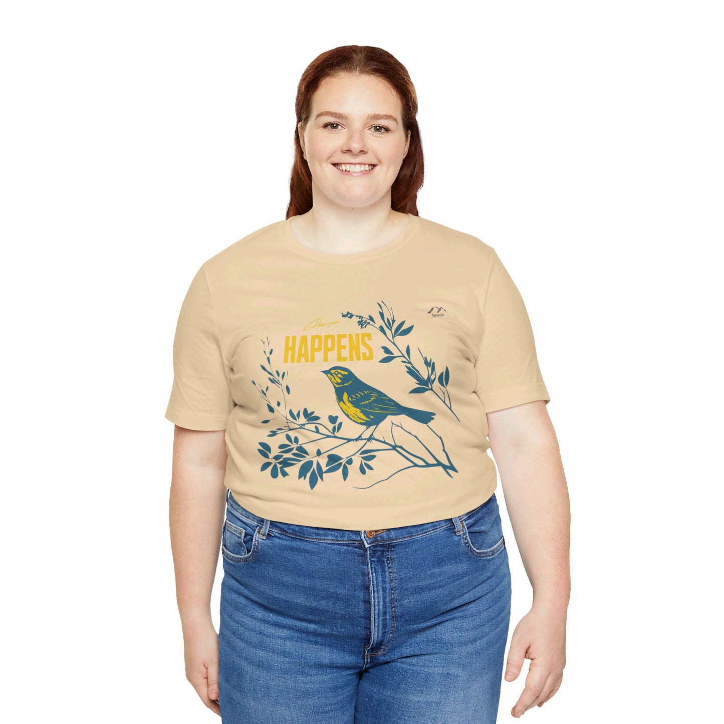 TS-031ML-24 Bird Lover Sparrow Art T Shirt