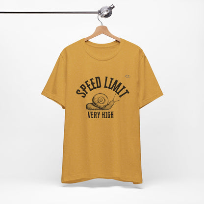 TS-091ML-24 Unisex Cute Snail T Shirt Slow And Steady Art