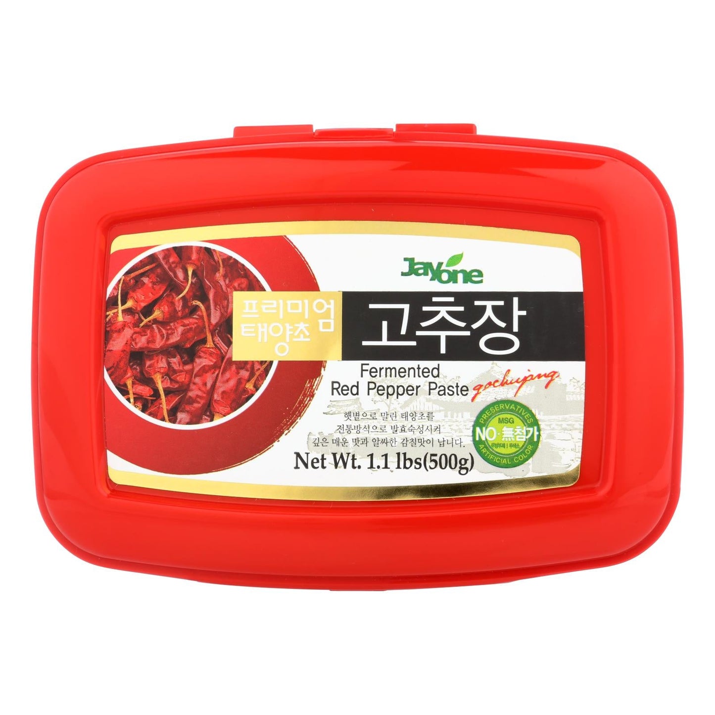 Jayone Fermented Red Pepper Paste  - Case Of 12 - 1.1 Lb