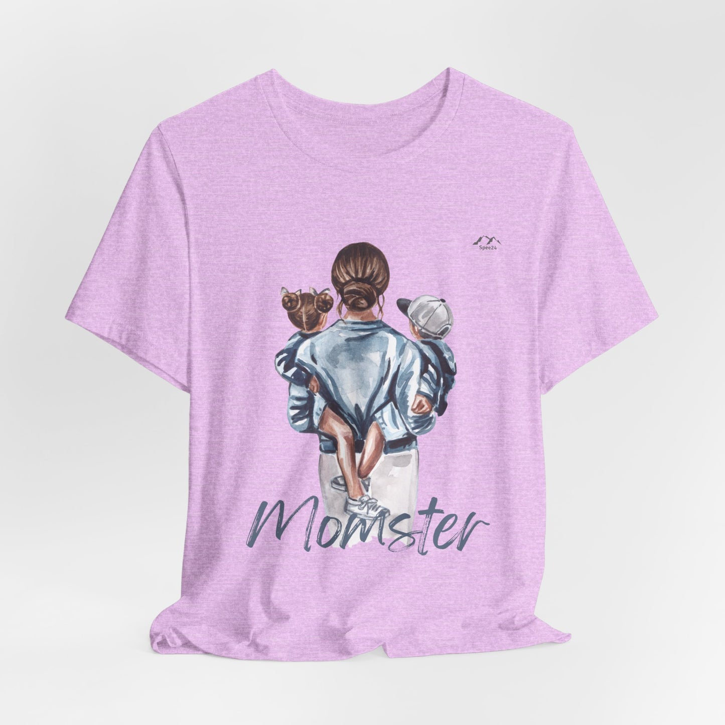 TS-075ML-24 Momster Love shirt Mom Gift Art Design