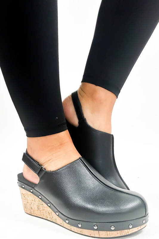 CORKYS MAKE EM BLUSH WEDGE SANDALS