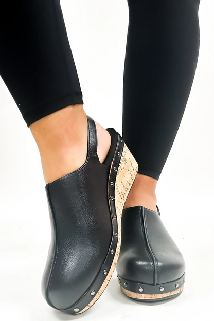 CORKYS MAKE EM BLUSH WEDGE SANDALS