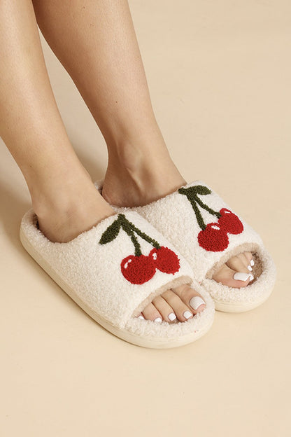 Open toe novelty slippers