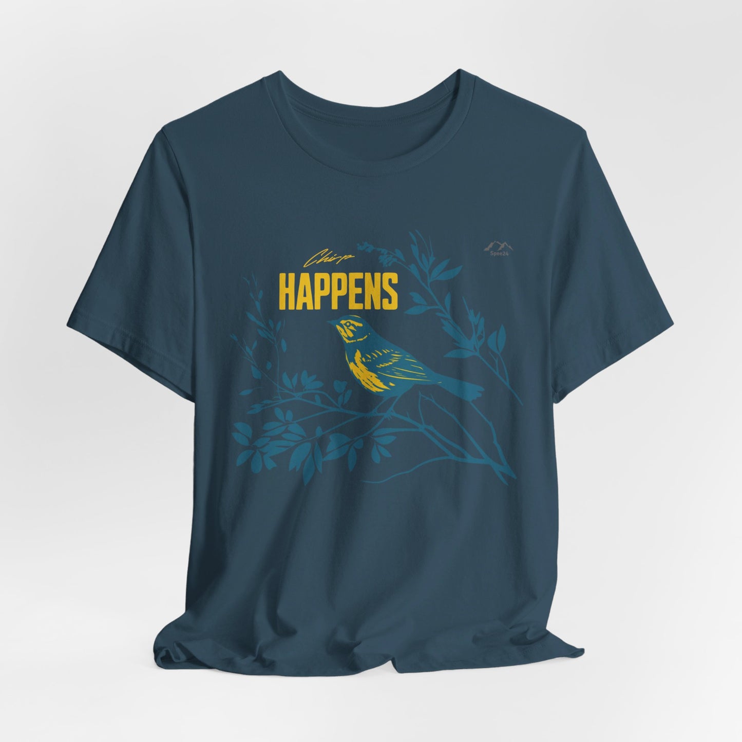 TS-031ML-24 Bird Lover Sparrow Art T Shirt