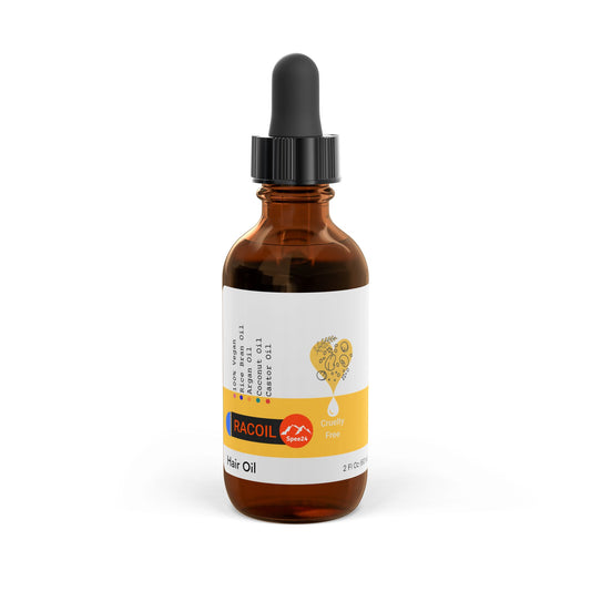 Racoil Hair Oil, 2oz for Healthy Shiny Strong hairs with post-treatment protection