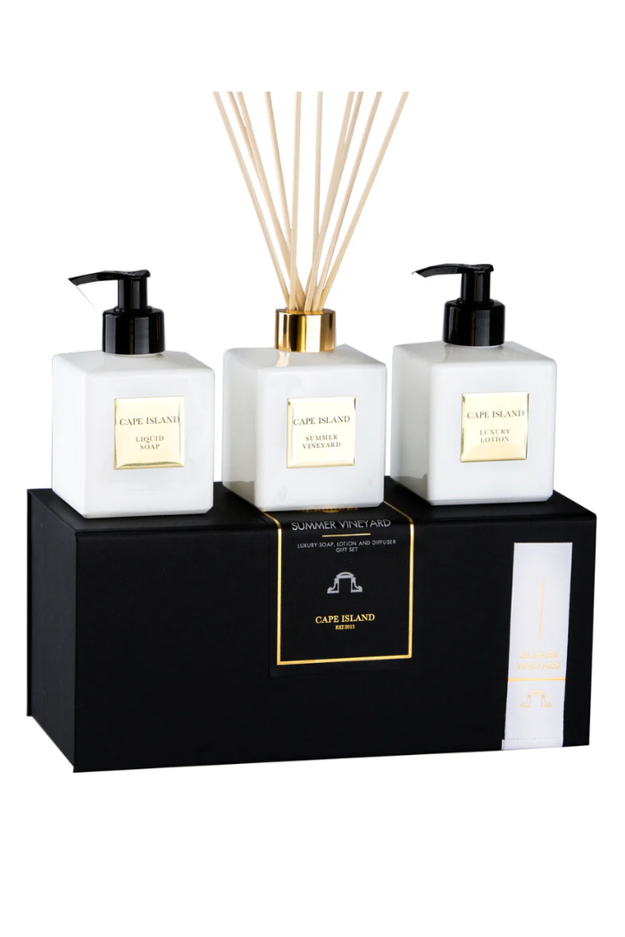 Summer Vineyard Complete Luxury Set - Soap, Lotion & Diffuser | Classic 200ml