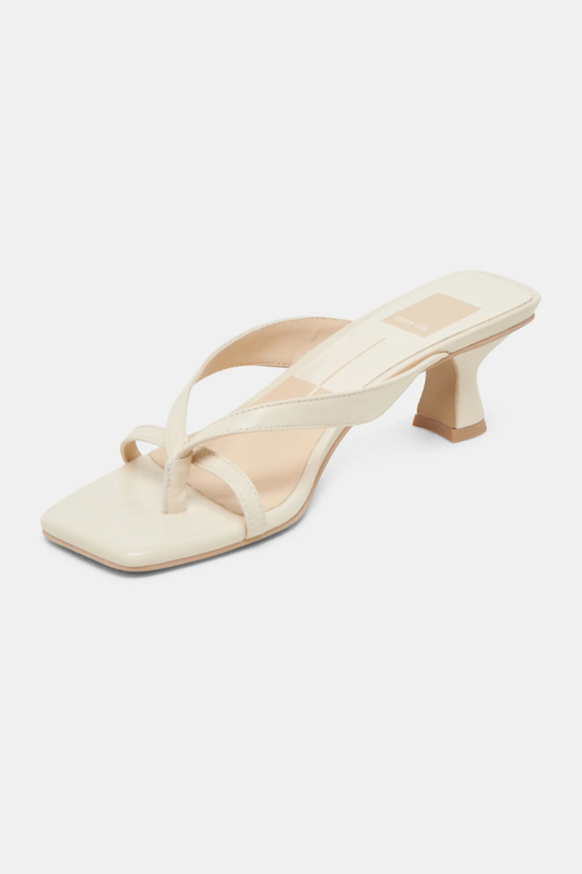 Brevel Heels - Bone Leather