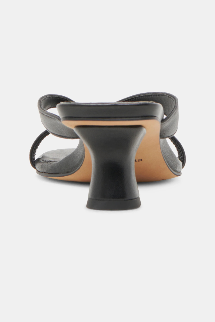 Brevel Heels - Black Onyx Leather