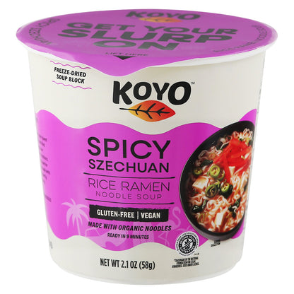 Koyo Spicy Szechuan Ramen, 6-Pack, 2.1 Oz Each