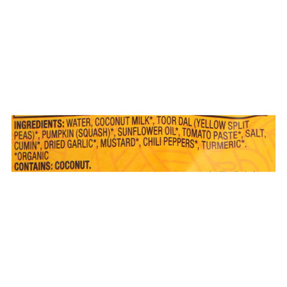 Tasty Bite Organic Coconut Squash Dal - 10 Oz, Pack of 6