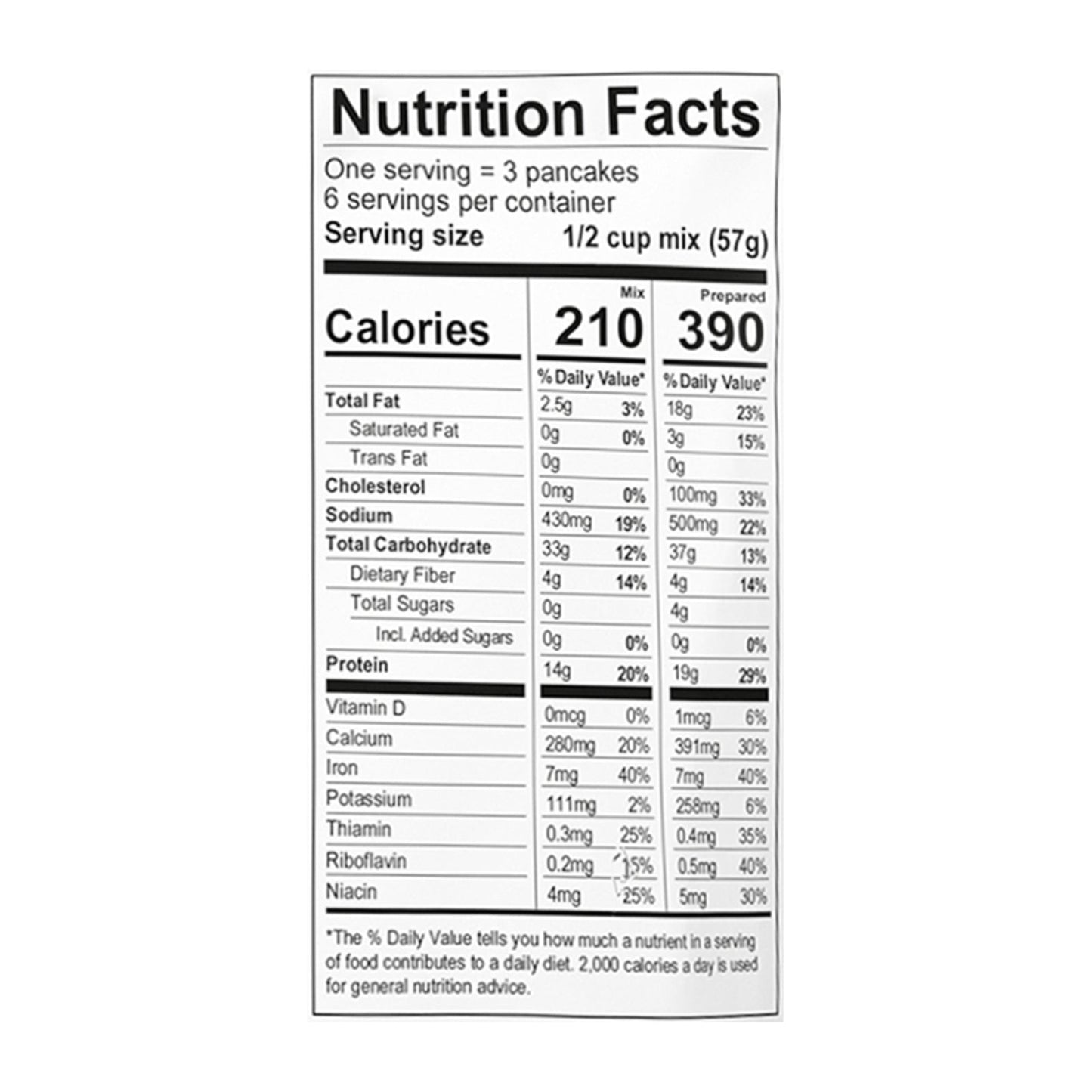King Arthur Gluten-Free Protein Pancake Mix, 12 Oz., 6-Pack