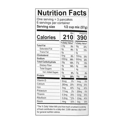 King Arthur Gluten-Free Protein Pancake Mix, 12 Oz., 6-Pack