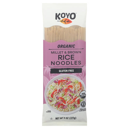 Koyo Milt Brown Rice Noodles, 8 Oz Pack of 12