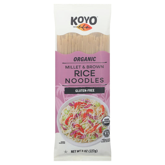 Koyo Milt Brown Rice Noodles, 8 Oz Pack of 12