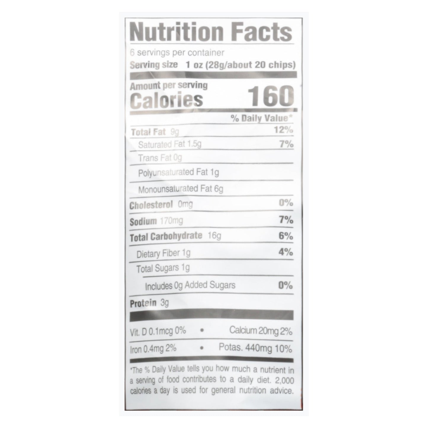 Boulder Canyon Cheddar, Sour Cream & Avocado Oil Chips, 6 oz. (Pack of 12)