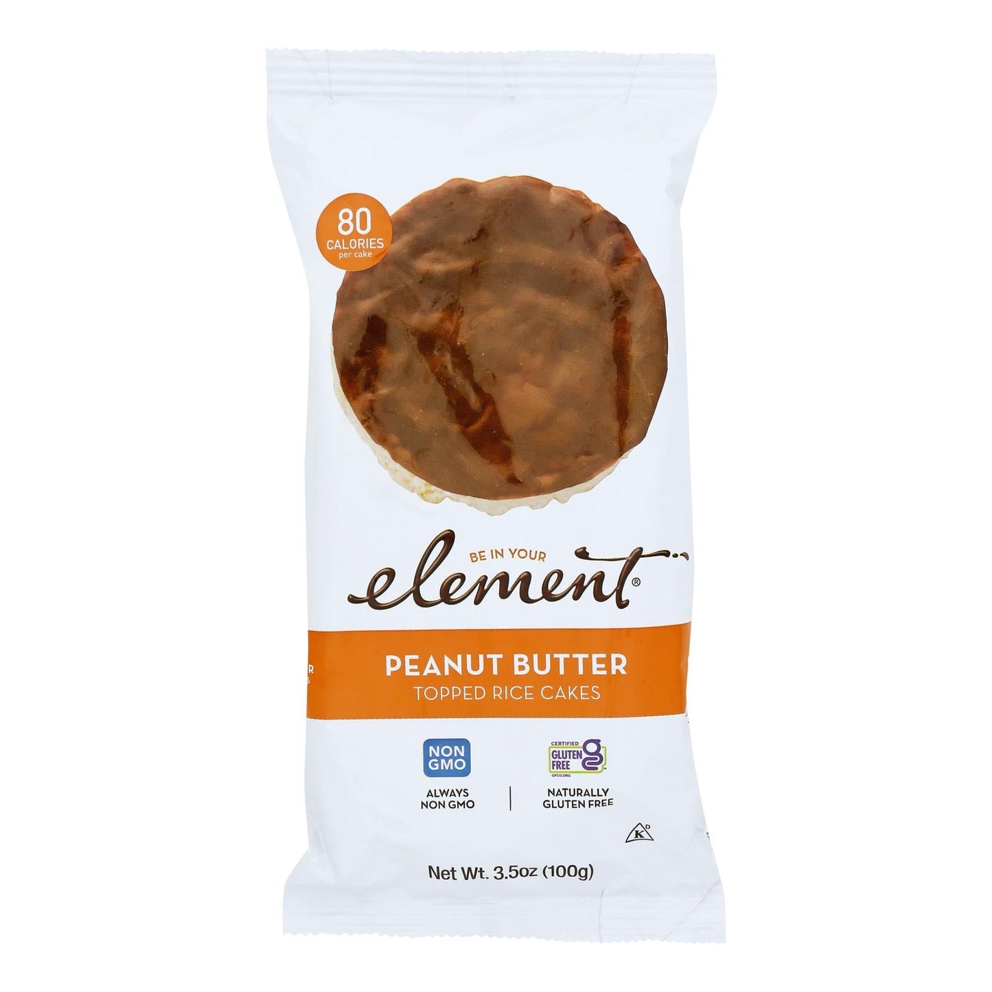 Element Rice Cake Peanut Butter Topping, 3.5 Oz each - Pack of 6