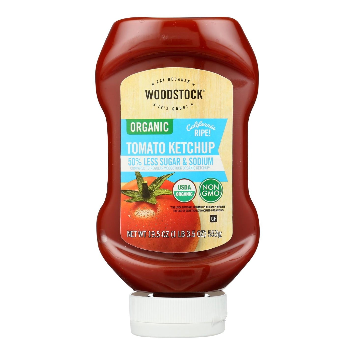 Woodstock Premium Quality Tomato Ketchup - 19.5 Oz Bottle