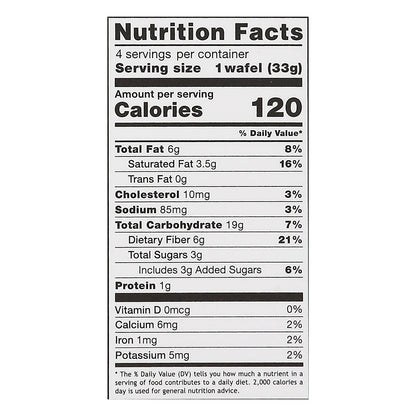 Rip Vanilla Wafels - Low Sugar Snkrddl Wafers, 4.64 Ounce, Pack of 4, Case of 12
