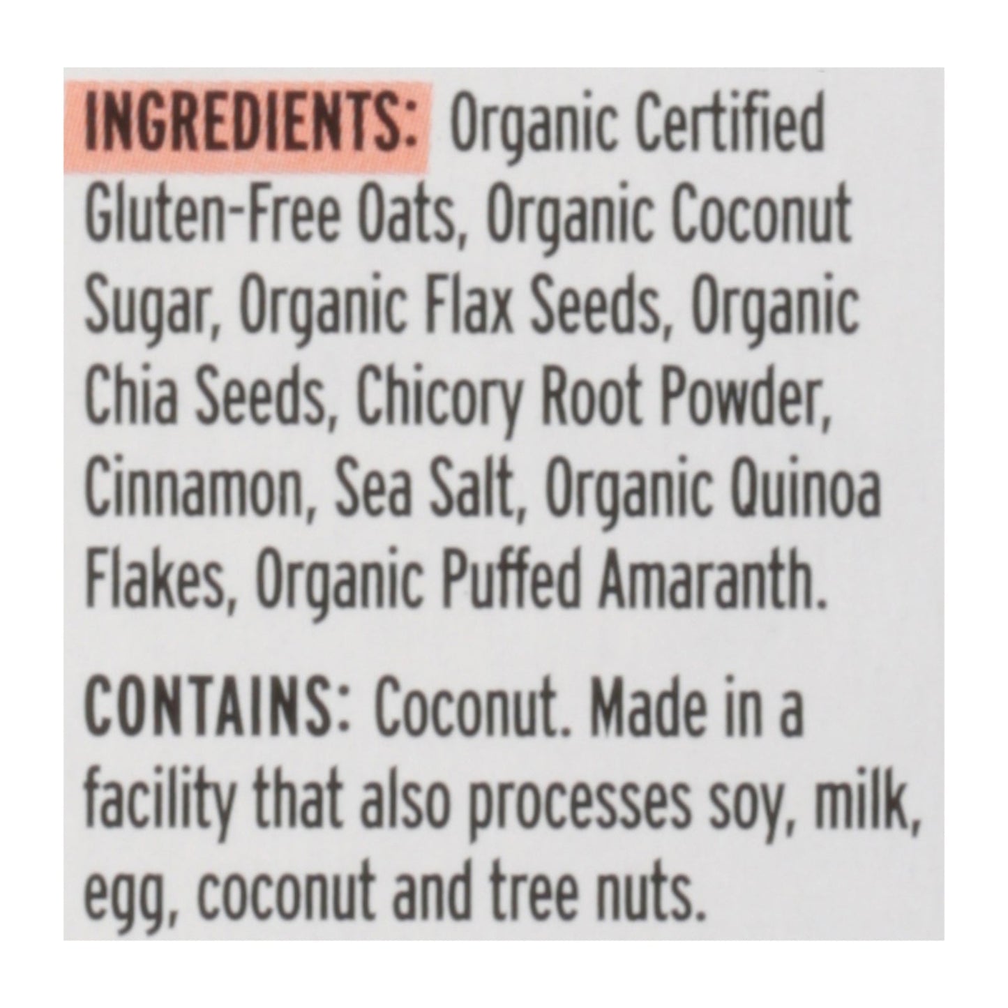 Purely Elizabeth Sugar-Free Classic Cinnamon Oatmeal, 9.12 oz., Pack of 6