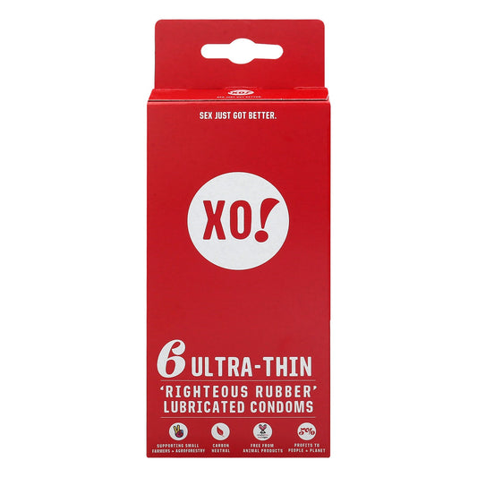 Xo! Condoms Ultra Thin - 6 Count (Case of 8)