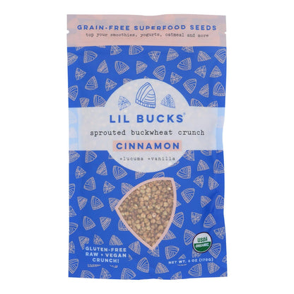 Lil Bucks Buckwheat Sprtd Cinnamon - 6 Oz, Case of 6