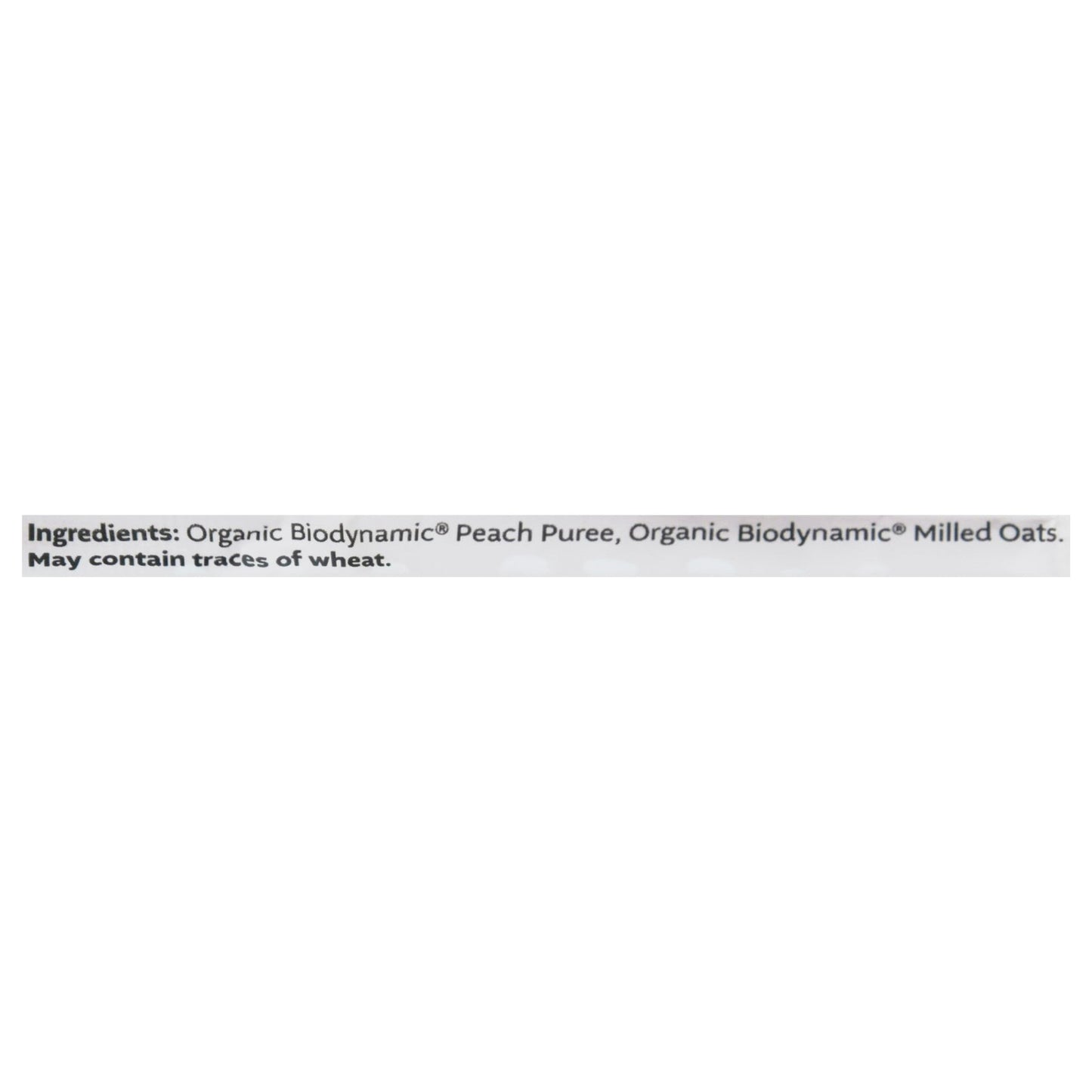 White Leaf Provisions Peach & Oat Breakfast Bars, Case of 6, 90 Gram Packs