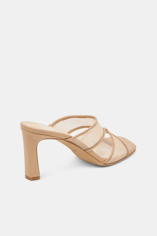 Gitel Heels - Light Tan Mesh