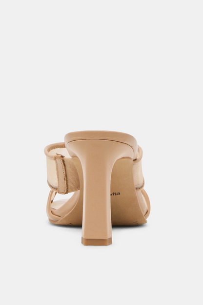 Gitel Heels - Light Tan Mesh