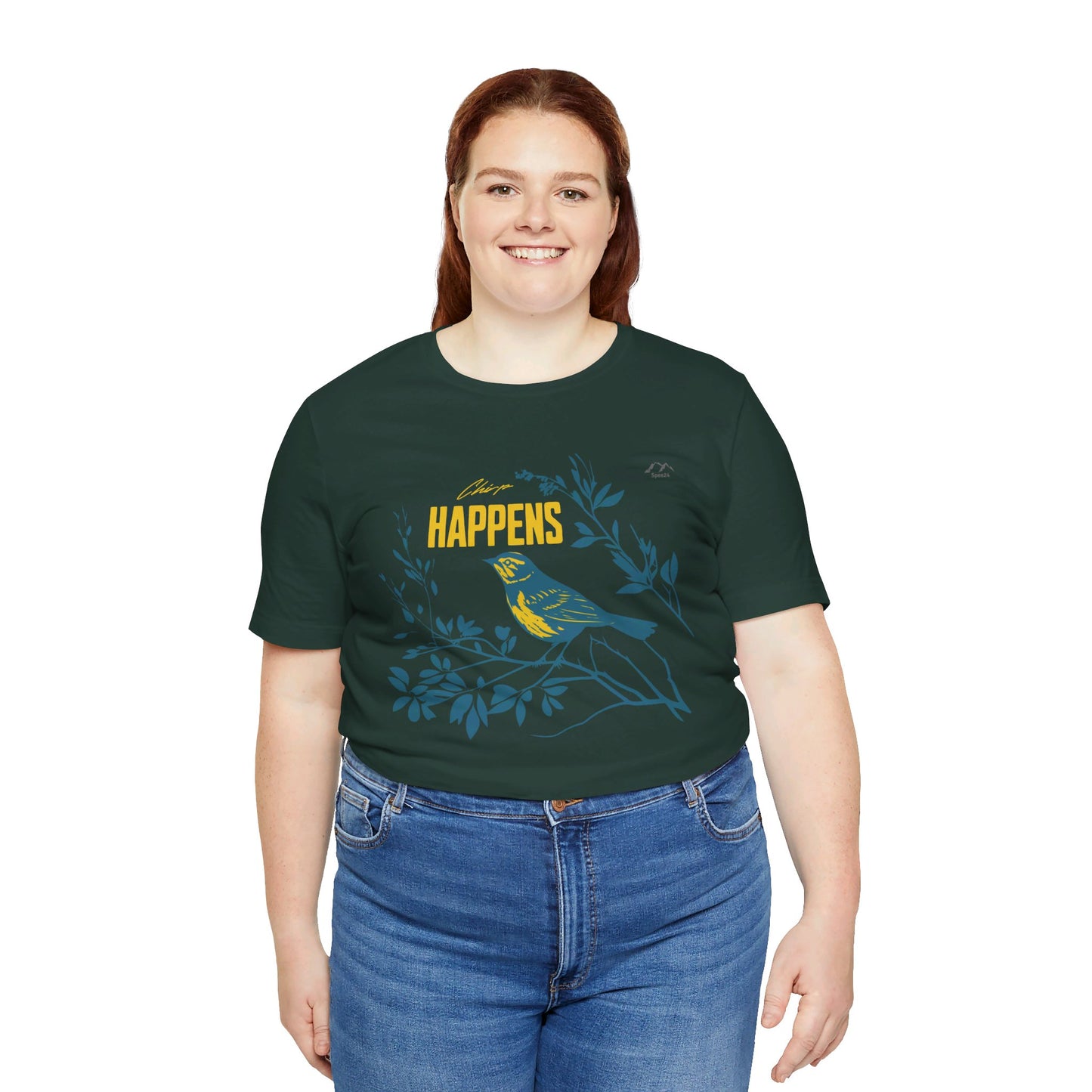 TS-031ML-24 Bird Lover Sparrow Art T Shirt