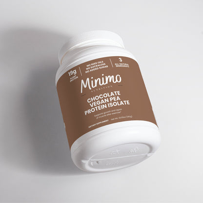 Chocolate Vegan Pea Protein Isolate Powder, 2.09 lbs