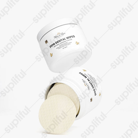 The Max & Rex Collection Dog Dental Wipes